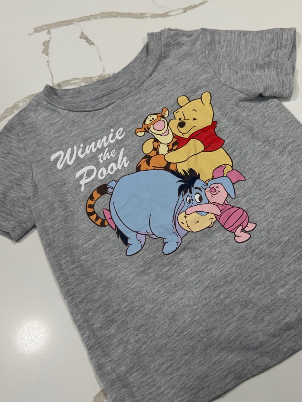 Disney Gray Winnie the Pooh & Friends Graphic Tee